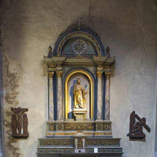 santuario, altare, oro, statua, parete Thomas Jurkowski (Kamell)