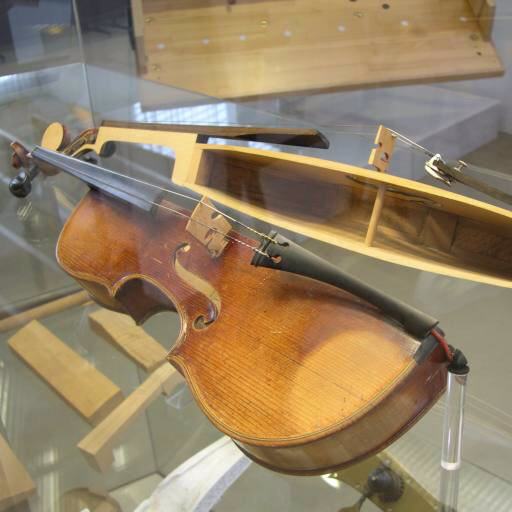 sezione, meta, violino, strumento Markb120