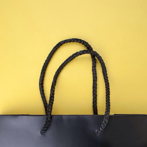 borsa, corda, corde, giallo, nero Retro77
