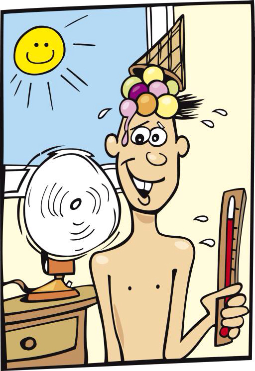 sole, uomo, persona, ventilatore, finestra, termometro, gelato, nuda Igor Zakowski (Izakowski)