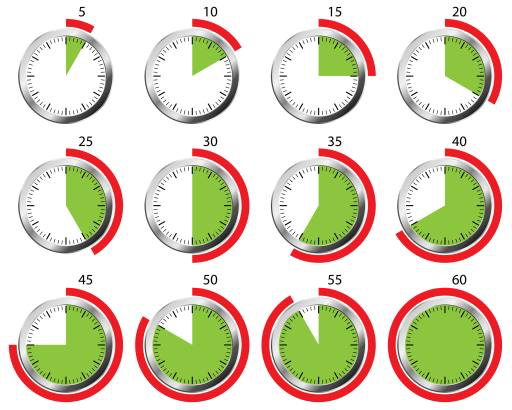 tempo, orologio, secondi, secondo, verde, rosso, cerchio Rasà Messina Francesca (Francy874)