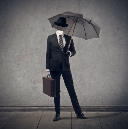 ombrello, uomo, vestito, valigia, grigio Bowie15