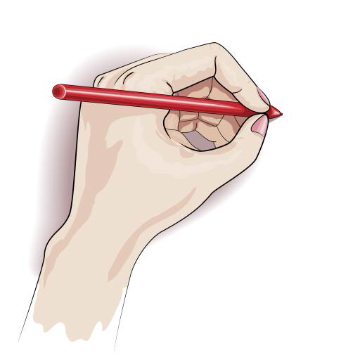 mano, penna, scrittura, le dita, matita Valiva