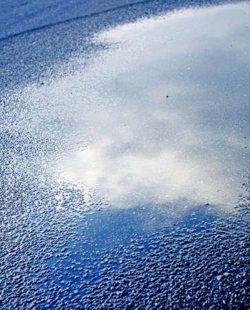 acqua, asfalto, cielo, riflessione, strada Bellemedia - Dreamstime