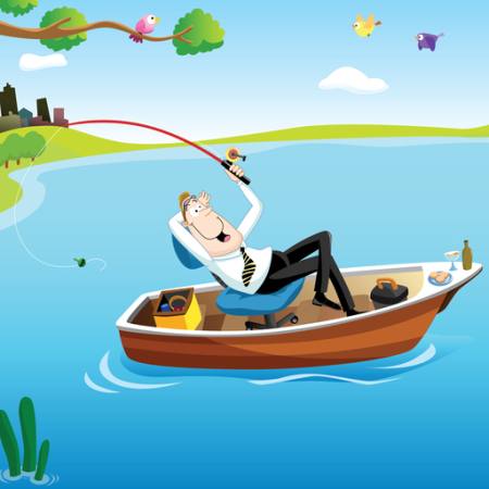 barca, uomo, acqua, pesca, lago Zuura - Dreamstime