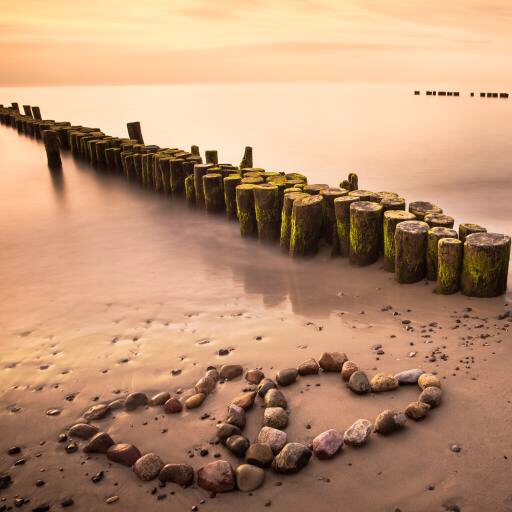 acqua, cuore, cuori, pietre, legno, sabbia, spiaggia Manuela Szymaniak (Manu10319)