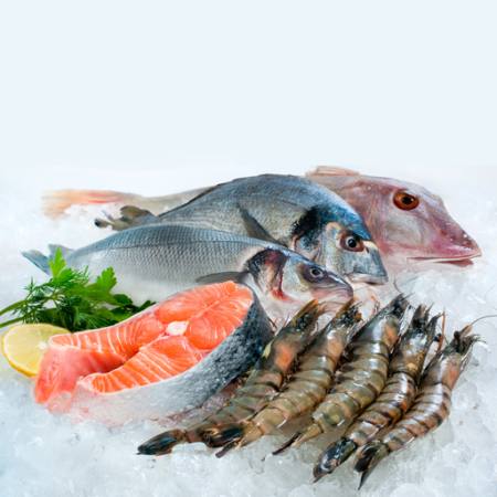 pesci, mare, cibo, ghiaccio, fetta, granchio Alexander  Raths - Dreamstime