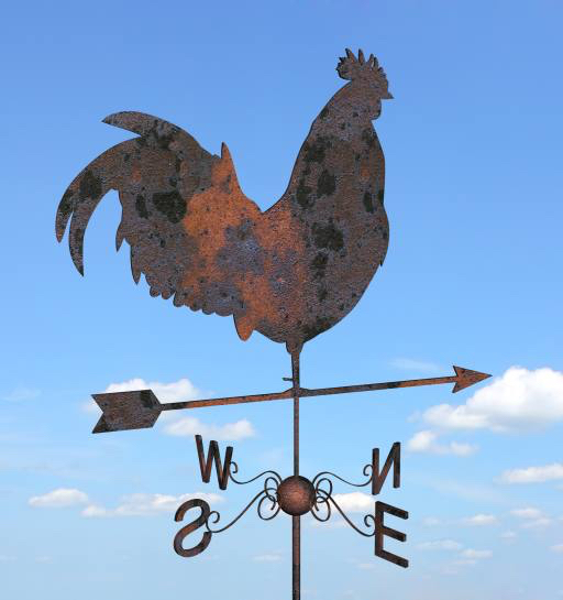 gallo, freccia, cielo, nuvole, animali, pollo Julien Tromeur (Julos)
