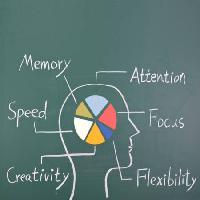 la velocità, la memoria, l'attenzione, attenzione, flessibilità, creatività Revensis - Dreamstime