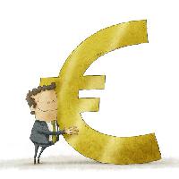 di euro, l'uomo, segno, soldi Jrcasas