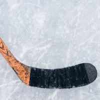 bastone, hockey, ghiaccio, bianco, nero Volkovairina