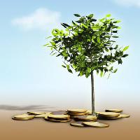 Pixwords L`immagine con albero, denaro, verde Andreus - Dreamstime