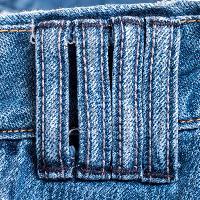 i jeans, cintura, blu Nengloveyou