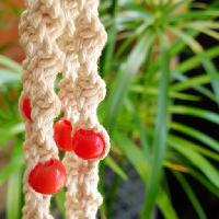 tallone, perline, corda, pianta, piante Joanne Zh (Moth)