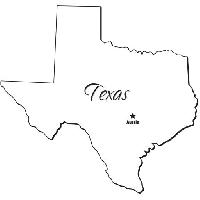 Pixwords L`immagine con dello stato, Texas, Austin Eitak