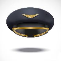 cappello, berretto, capitano, oro, nero, ombra Viacheslav Baranov (Batareykin)