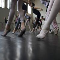 piedi, ballerino, ballerini, pratica, le donne, a piedi, piano Goodlux