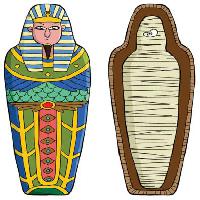 Pixwords L`immagine con mummia, morti, occhi Dedmazay - Dreamstime