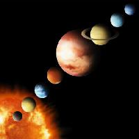 Pixwords L`immagine con i pianeti, pianeta, sole, solare Aaron Rutten - Dreamstime