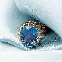 anello, pietra, diamante, oro, gioiello, gioielleria, blu Elen