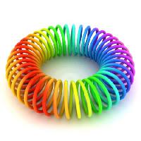 Pixwords L`immagine con arcobaleno, colori, giocattoli, rotondo Sergii Godovaniuk - Dreamstime